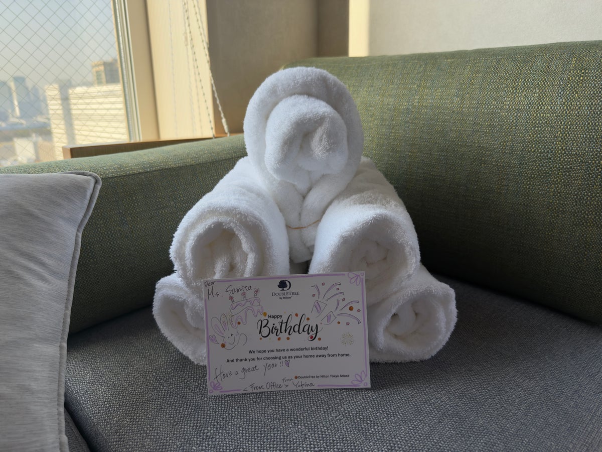 DoubleTree by Hilton Tokyo Ariake birthday surprise