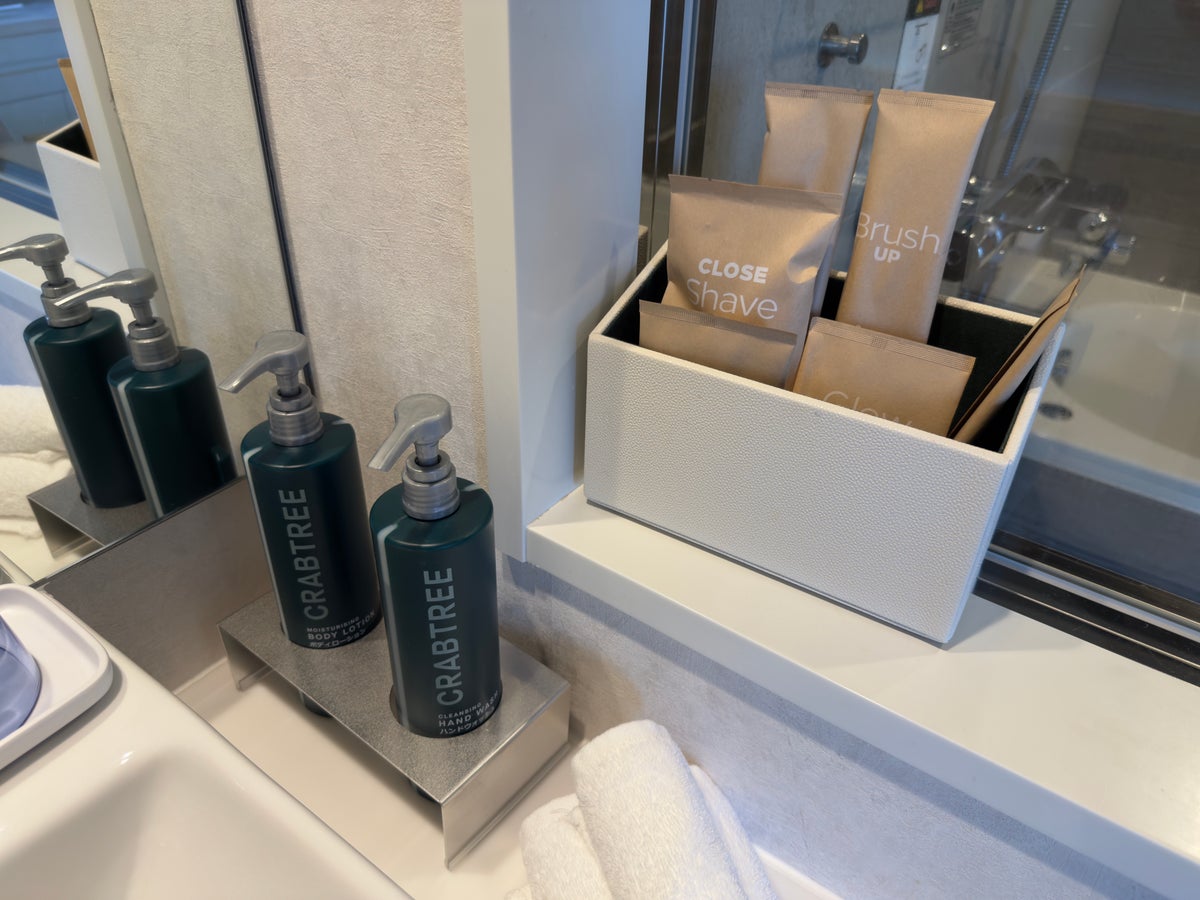 DoubleTree by Hilton Tokyo Ariake complimentary toiletries