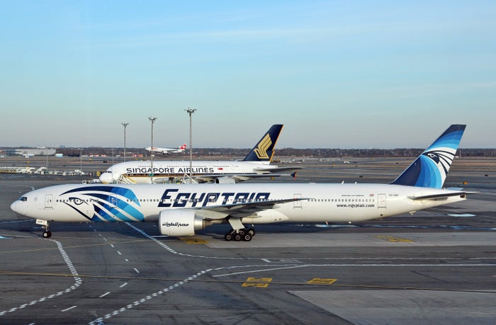 Egyptair 777 300ER Singapore A380 Swiss A330 300 JFK