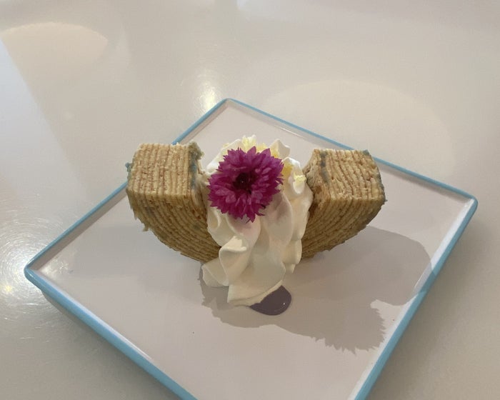 Epcot International Flower Garden Festival food Baumkuchen cake Epcot International Flower Garden Festival food Baumkuchen cake
