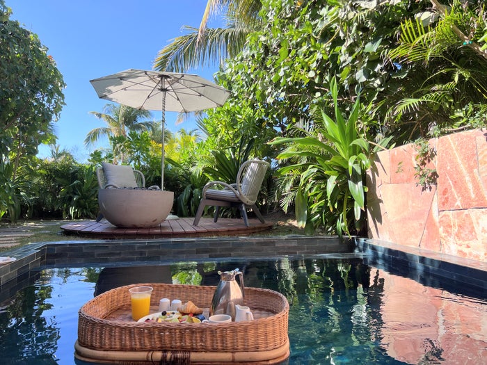 Floating breakfast at W Punta de Mita Floating breakfast at W Punta de Mita