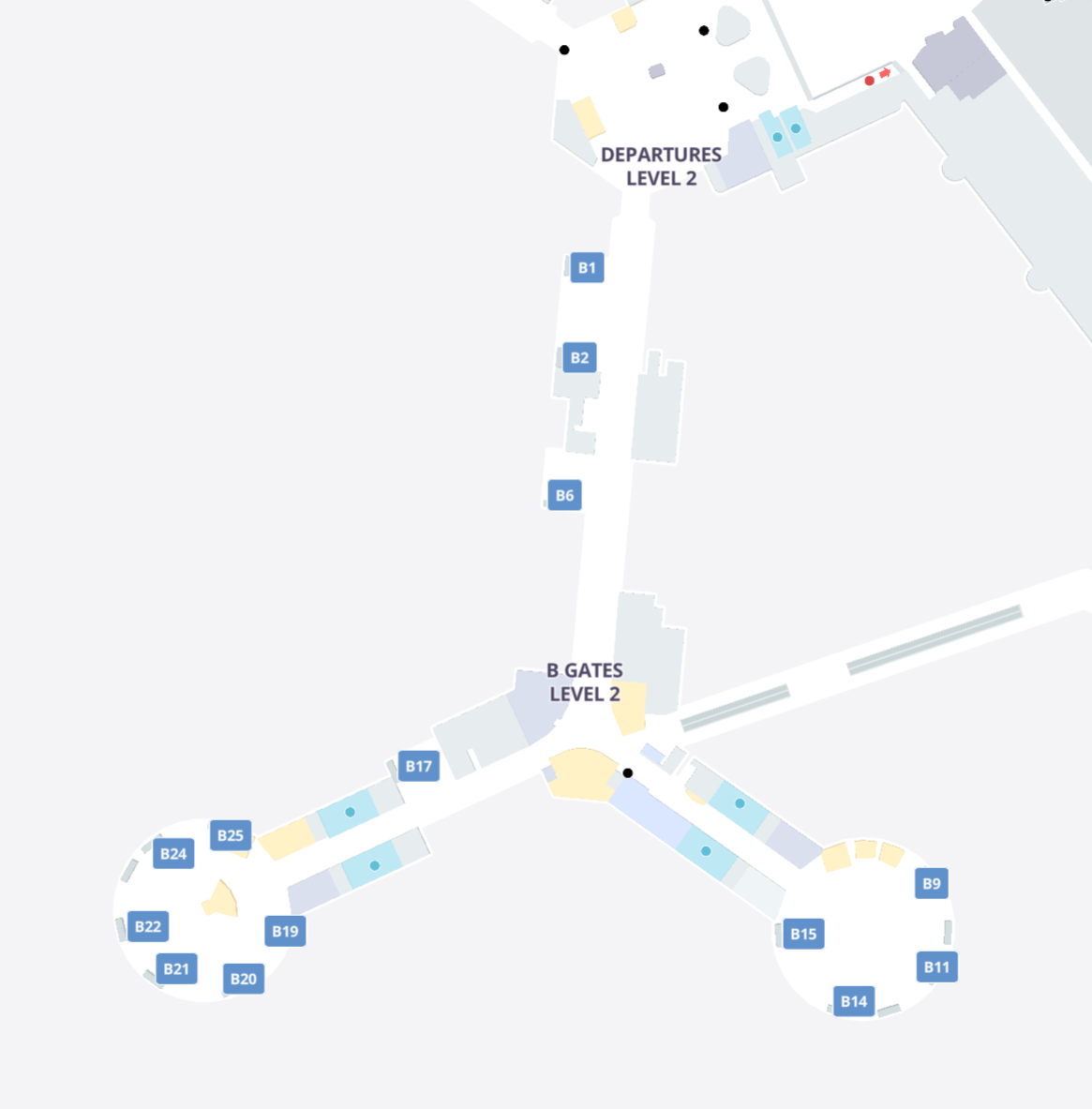 Harry Reid International Airport B Gates