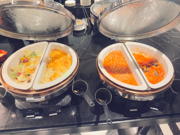 Hilton Yokohama Parade breakfast beans and ratatouille