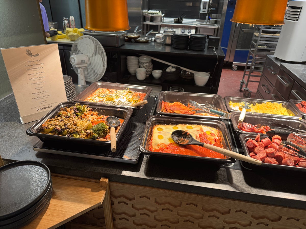 Hotel St George breakfast buffet