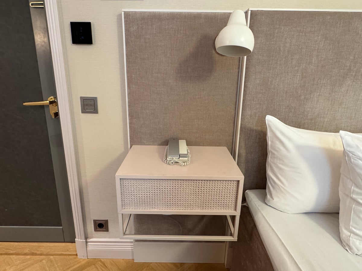 Hotel St George nightstand on right