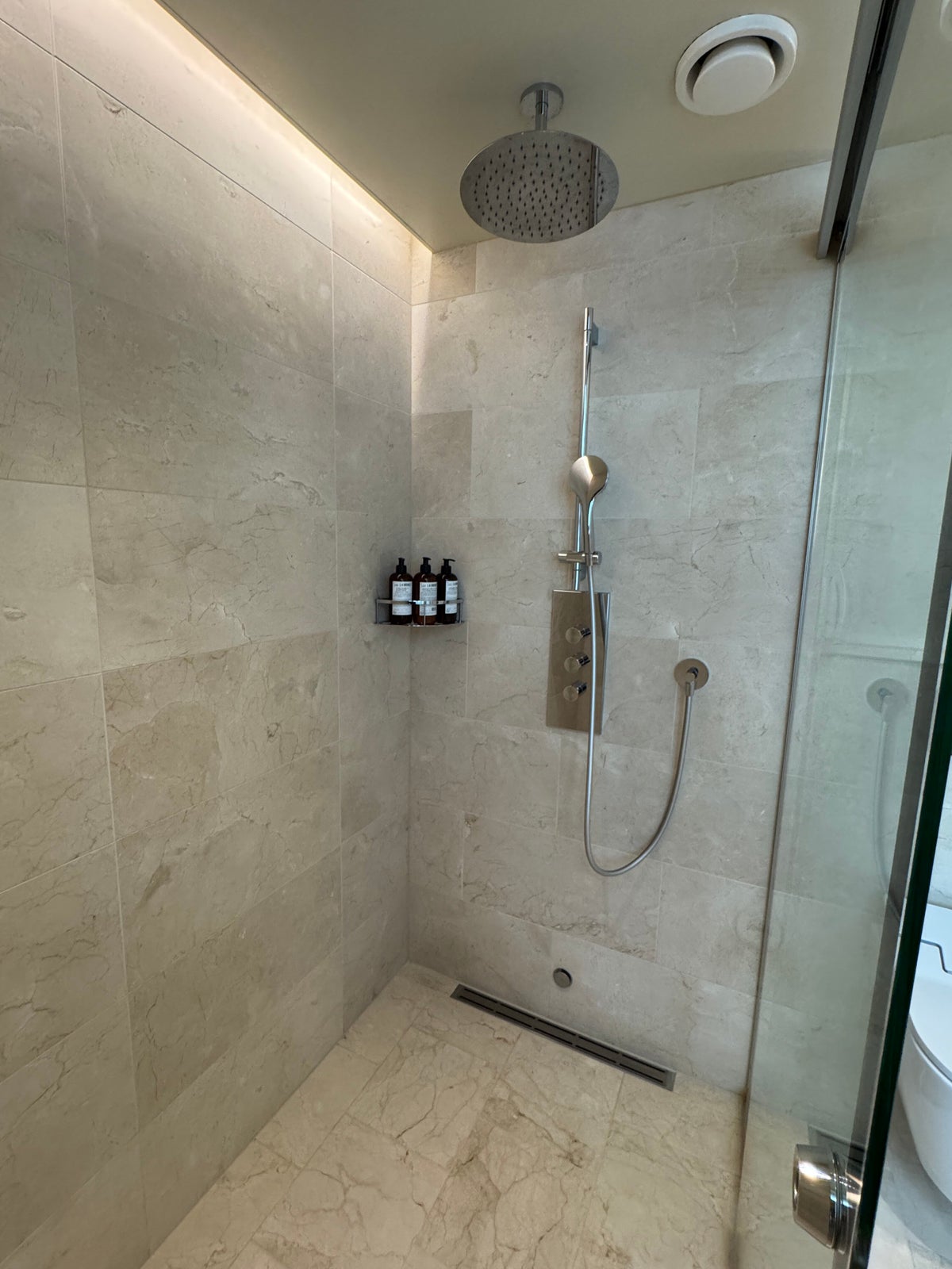 Hotel St George shower