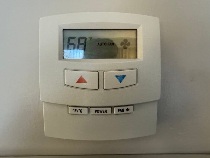 Hyatt Regency Sonoma Wine Country Sonoma Suite bedroom thermostat