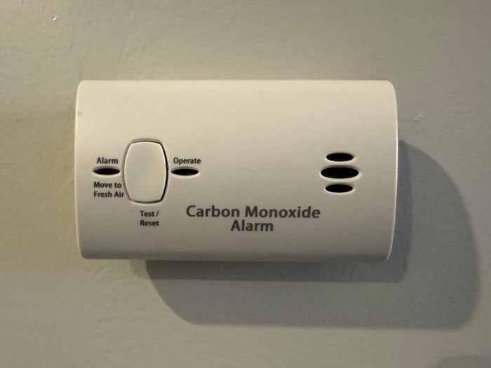 Hyatt Regency Sonoma Wine Country Sonoma Suite living room carbon monoxide detector