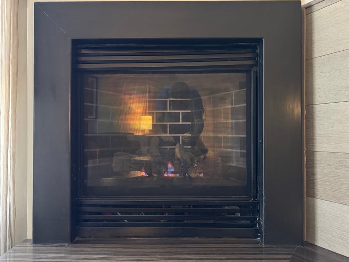 Hyatt Regency Sonoma Wine Country Sonoma Suite living room fireplace