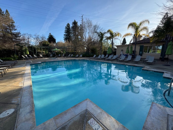 Hyatt Regency Sonoma Wine Country pool angled view