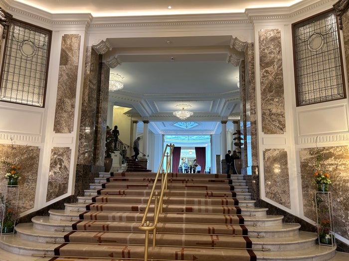 The Palace, a Luxury Collection Hotel, Madrid, lobby staircase