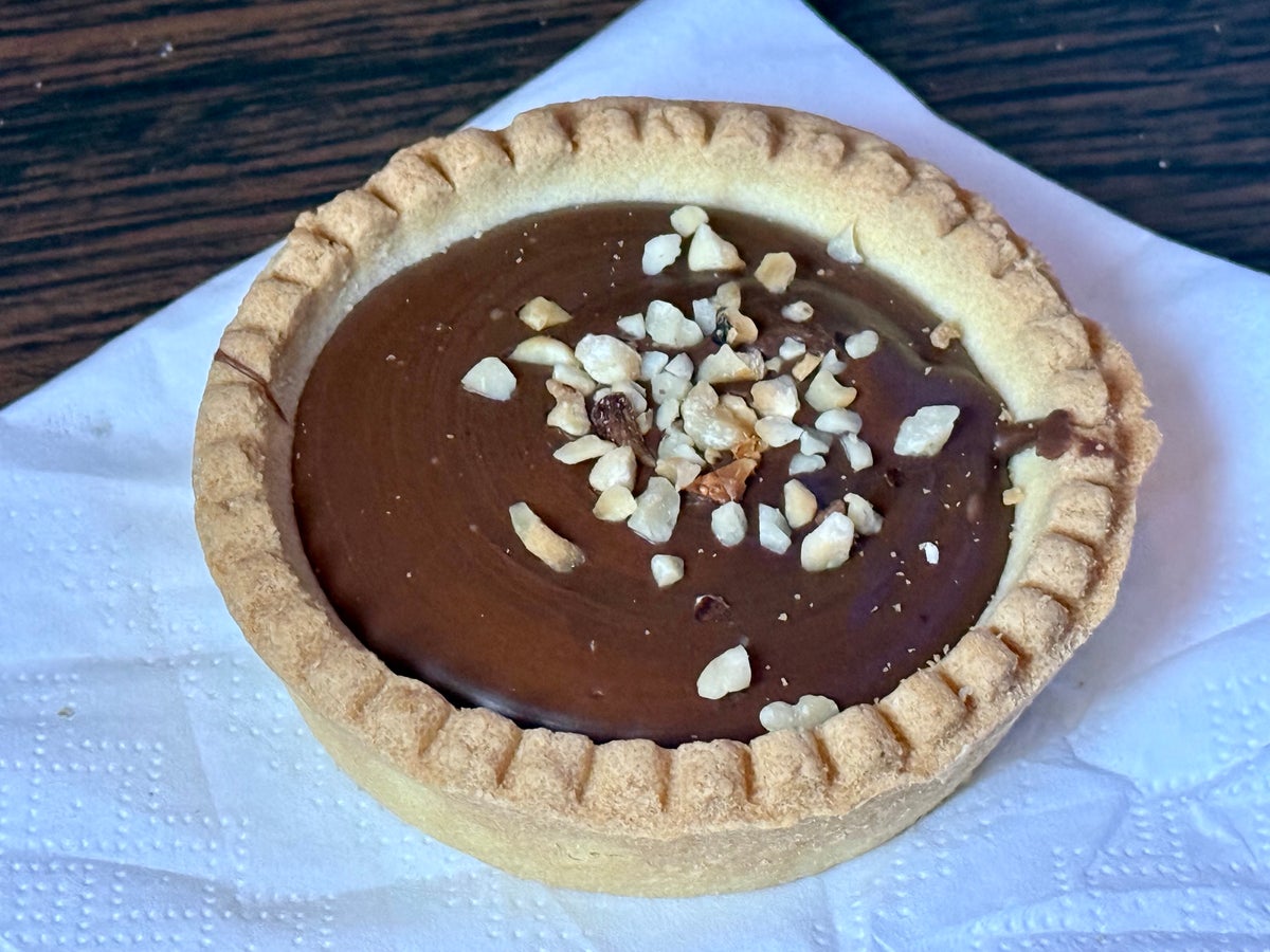 ITA Airways Airbus A350 premium economy chocolate tart
