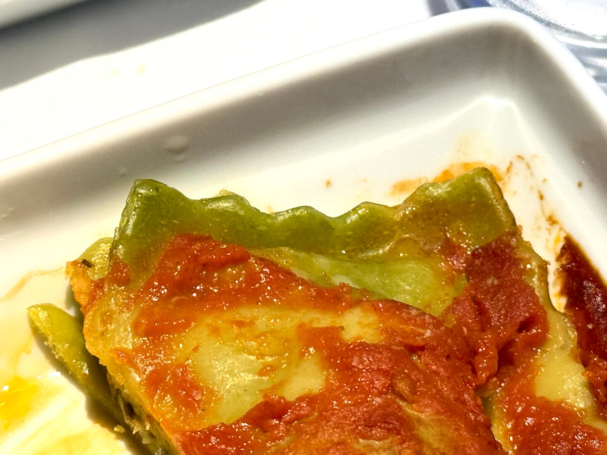 ITA Airways Airbus A350 premium economy dry pasta