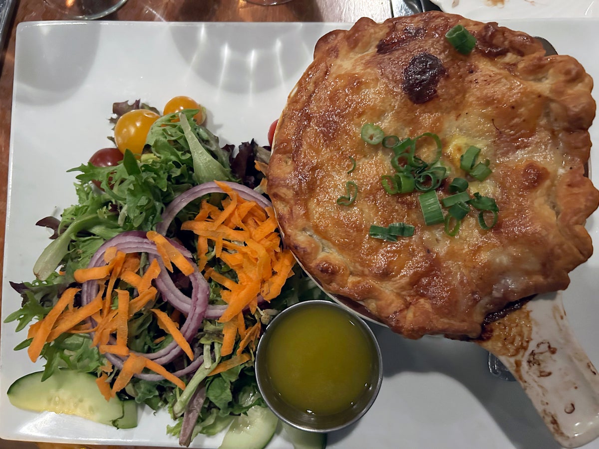 Inn at Saratoga chicken pot pie