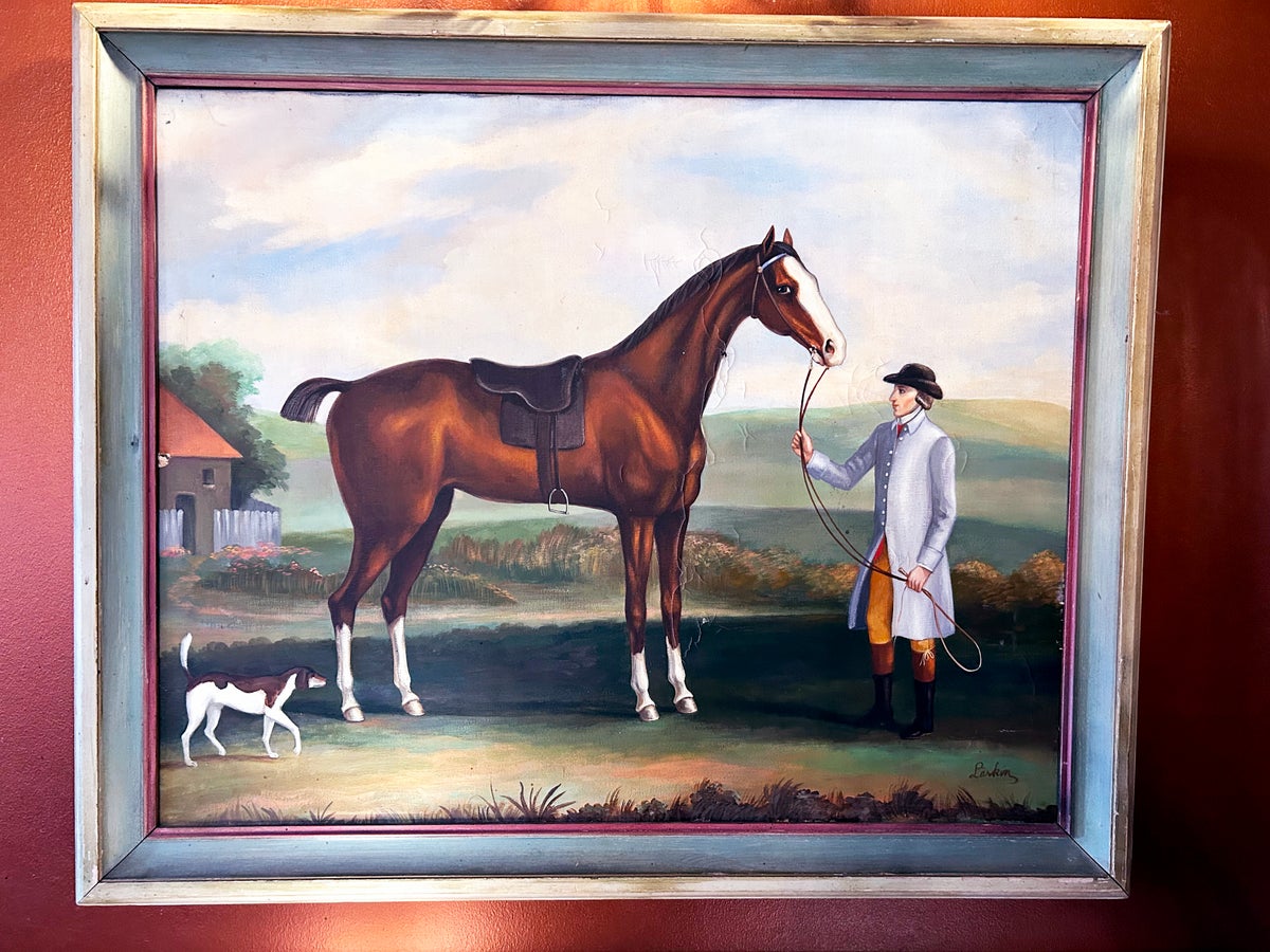 Inn at Saratoga horse painting