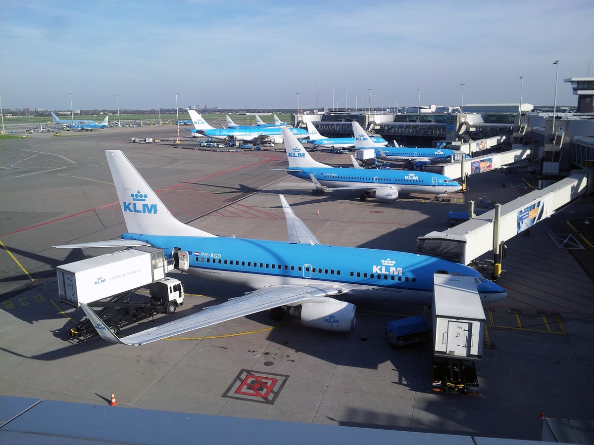 KLM 737s AMS