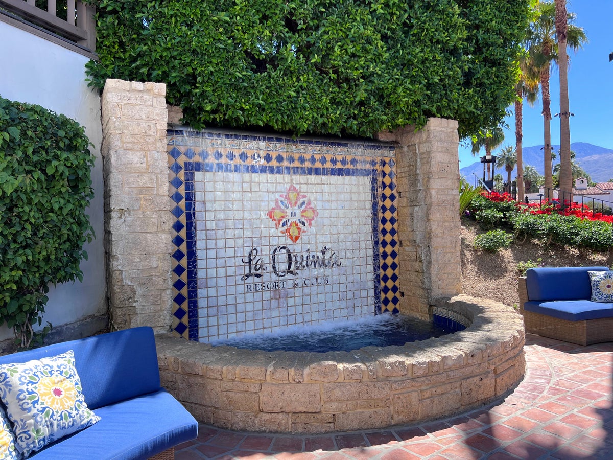 La Quinta Resort and Club fountain