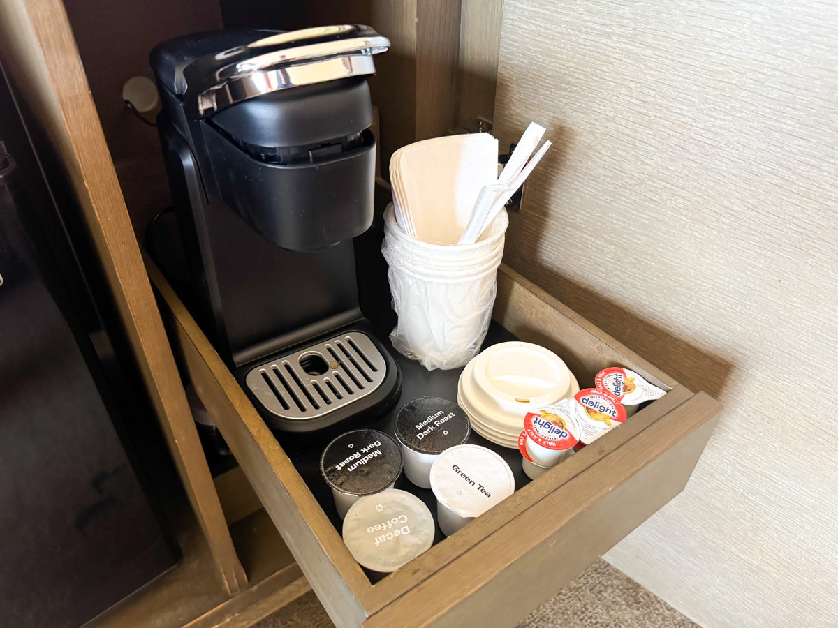 Loews Royal Pacific Hotel Universal Orlando room coffee maker