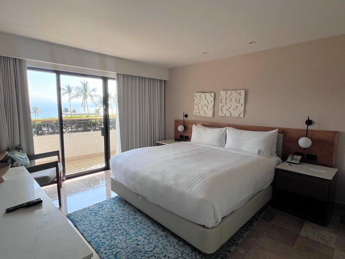Marriott Puerto Vallarta Junior Suite bedroom Marriott Puerto Vallarta Junior Suite bedroom