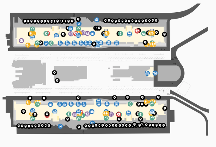 Orlando International Airport Main Terminal Level 1 