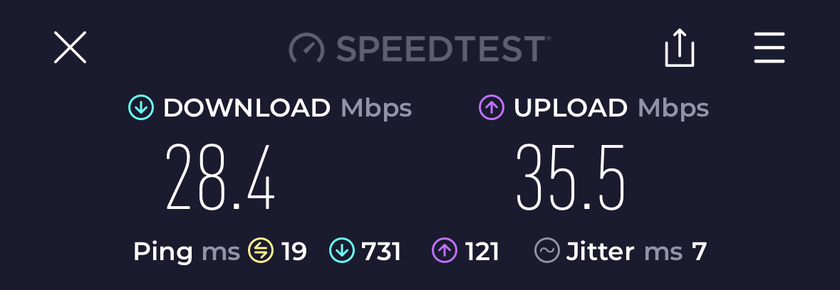Platinum Gold Lounge North DOH Speedtest