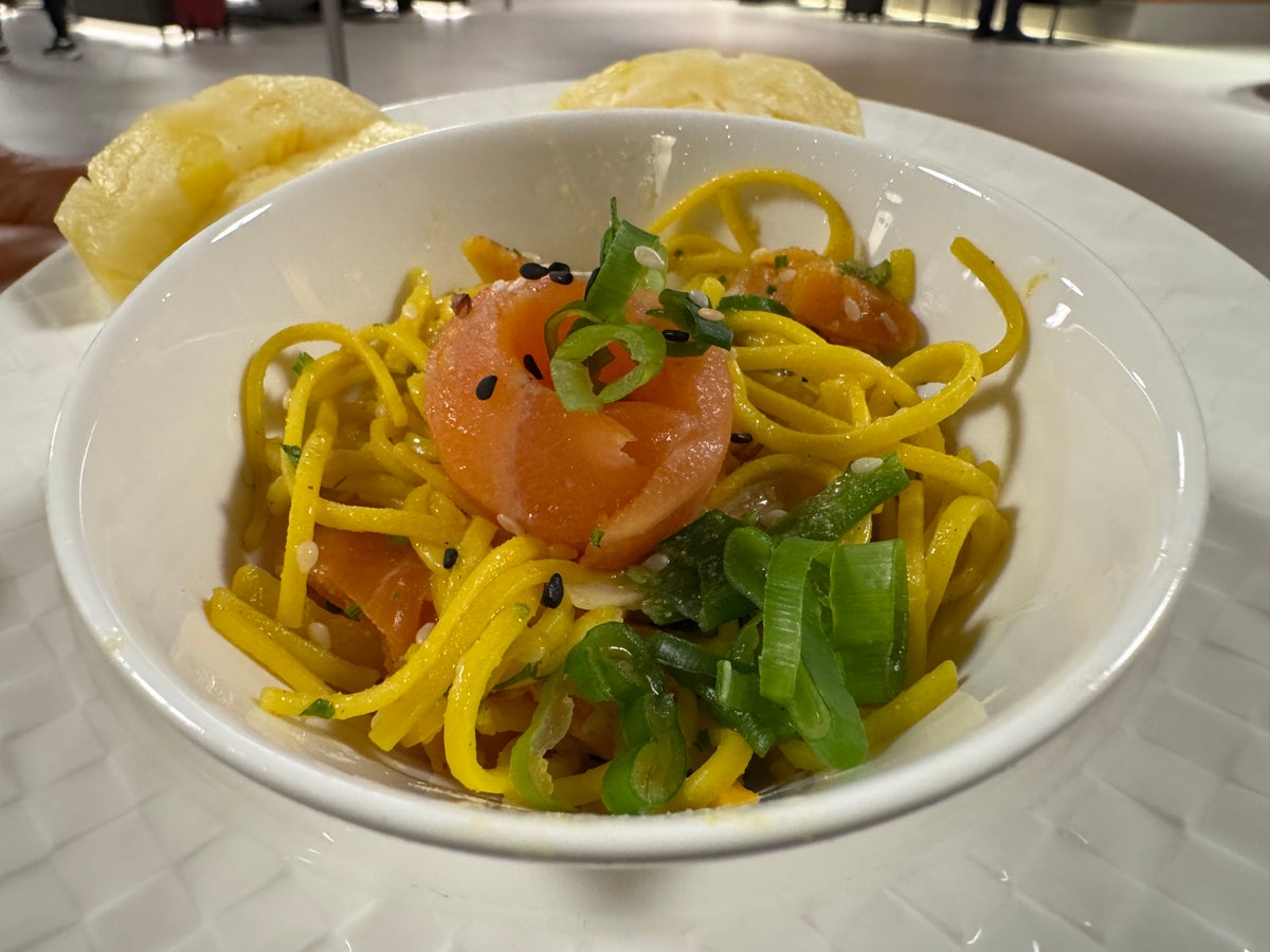 Platinum Gold Lounge North DOH noodles