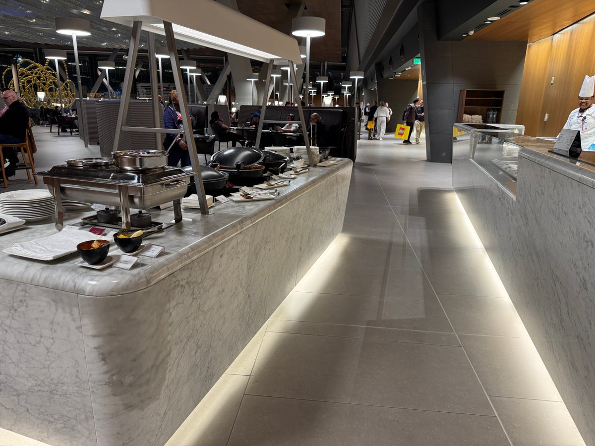 Platinum Gold Lounge North DOH secondary buffet