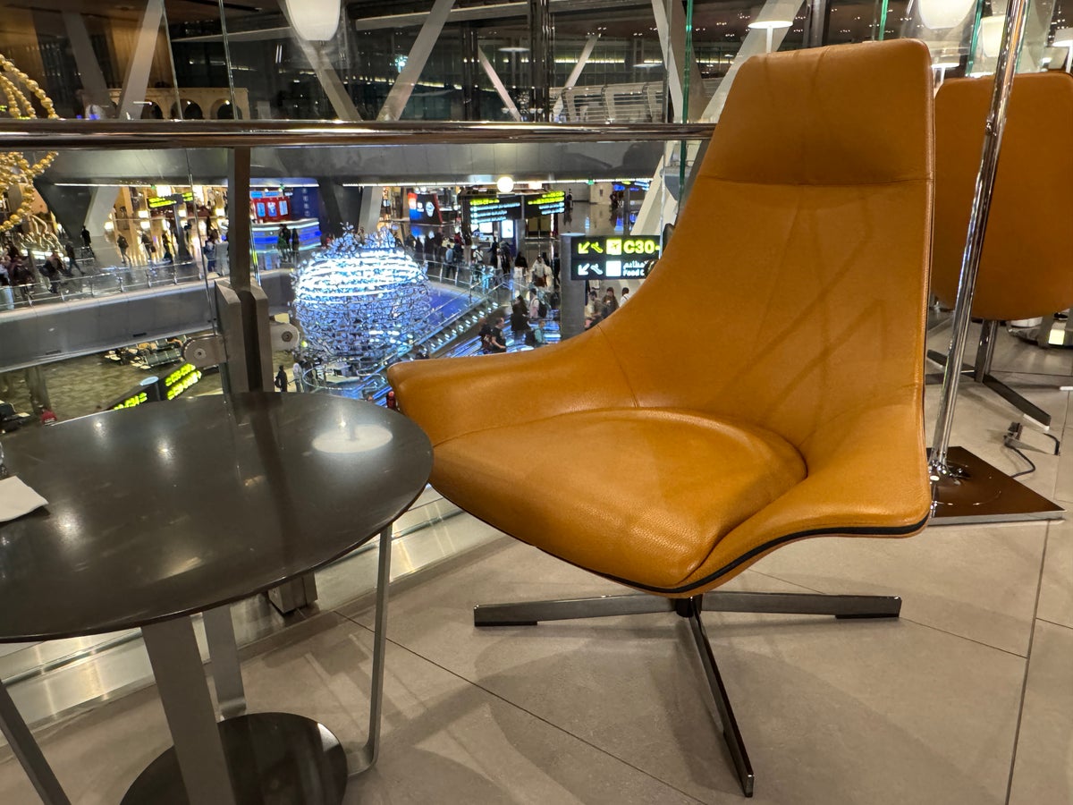 Platinum Gold Lounge North DOH yellow chair