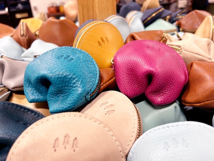 Portland Leather Goods fortune cookie coinpurses