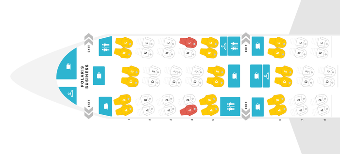 SeatGuru United B787 9 Continental business class layout SeatGuru United B787 9 Continental business class layout