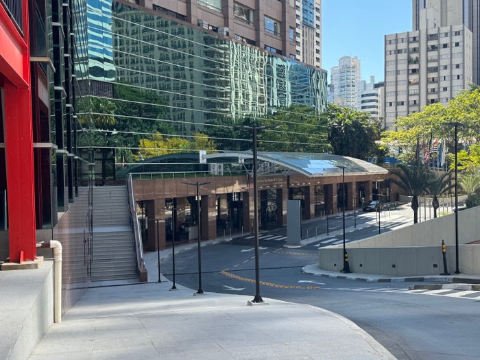 Sheraton Sao Paulo WTC Hotel front drive exit