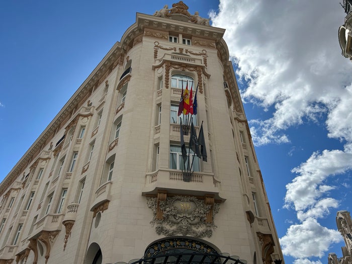 The Palace, a Luxury Collection Hotel, Madrid exterior from street