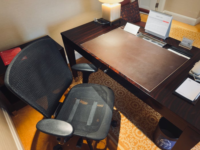 The St. Regis Beijing desk chair The St. Regis Beijing desk chair