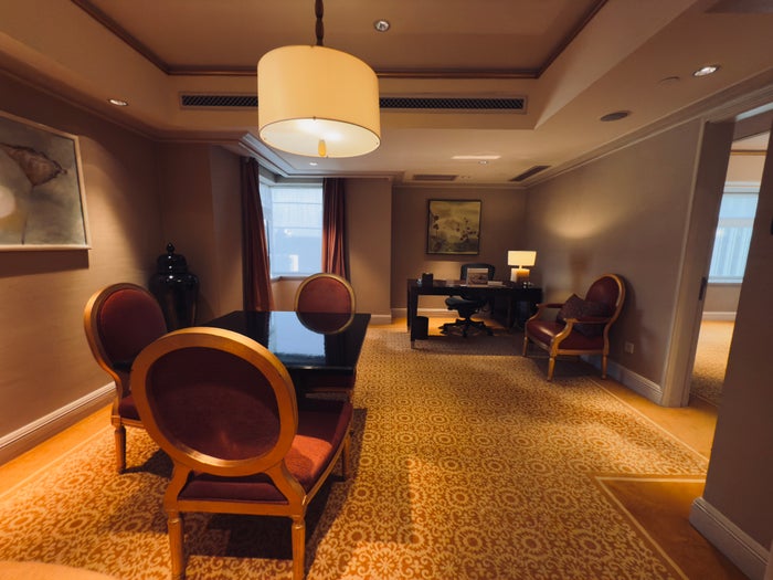 The St. Regis Beijing living and dining room The St. Regis Beijing living and dining room