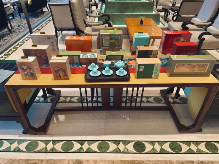 The St. Regis Beijing lobby tea set The St. Regis Beijing lobby tea set