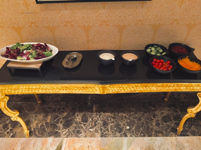 The St. Regis Beijing salad table The St. Regis Beijing salad table