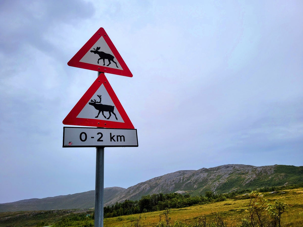 Tromso Norway Road Signs