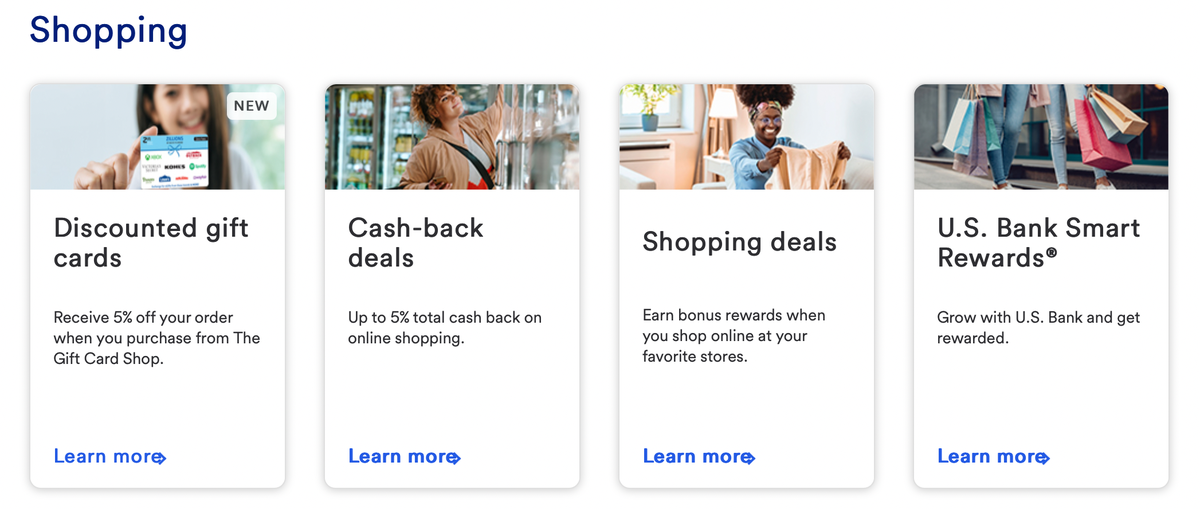 US Bank Cash+ portal offers