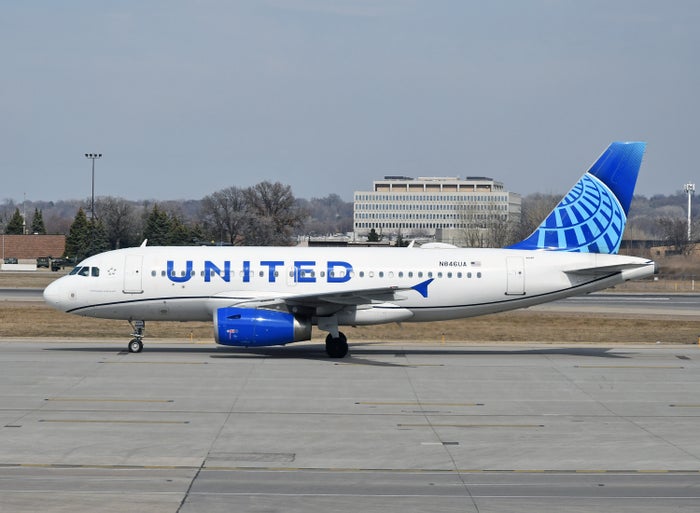 United A319 Taxiing MSP