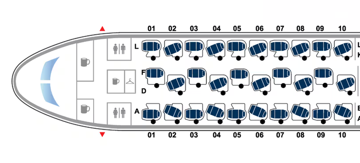 United seat map B767 300ER version 2 United seat map B767 300ER version 2