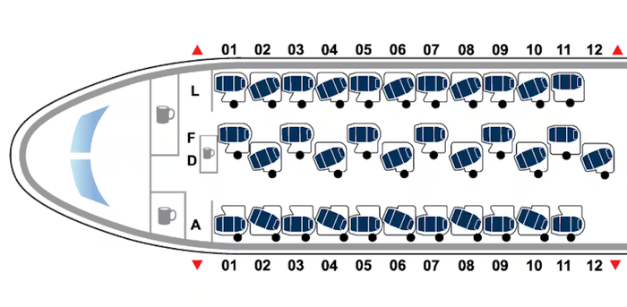 United seat map B767 400ER United seat map B767 400ER