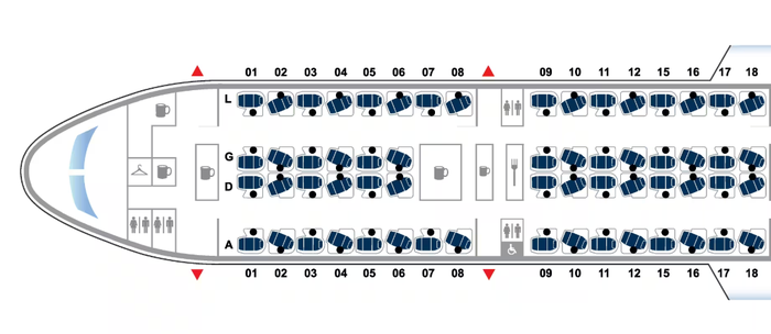 United seat map B777 300ER Polaris United seat map B777 300ER Polaris