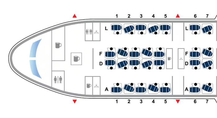 United seat map B787 8 Polaris United seat map B787 8 Polaris