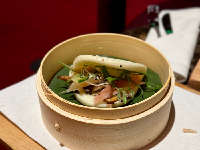 Virgin Atlantic Clubhouse FnB mushroom bao