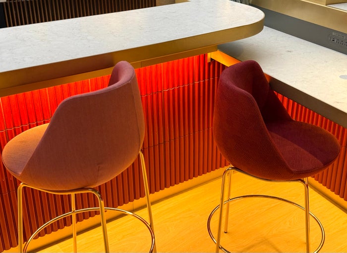 Virgin Atlantic Clubhouse LAX accessible bar