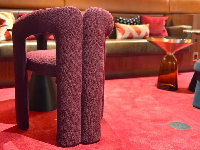 Virgin Atlantic Clubhouse LAX quirky seating