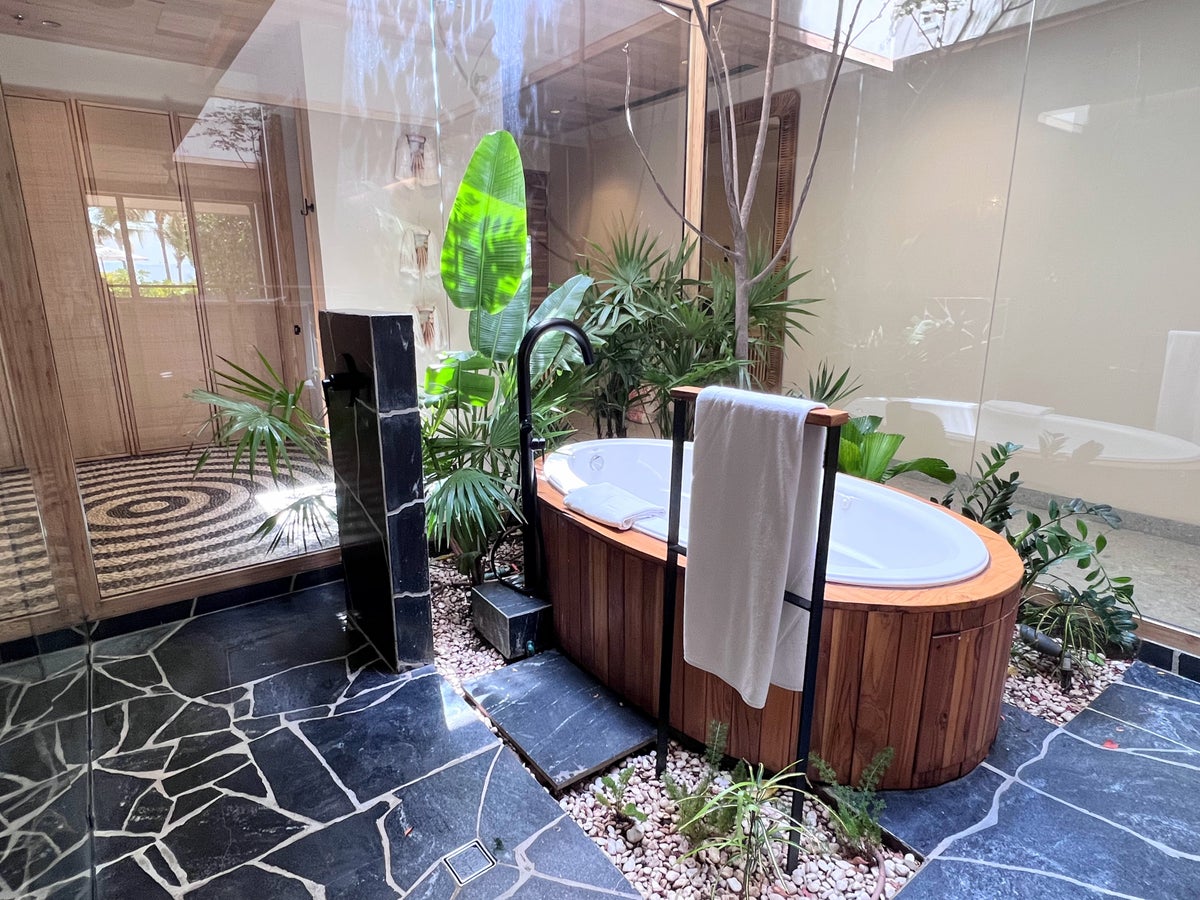 W Punta de Mita Marvelous Suite outdoor bathroom