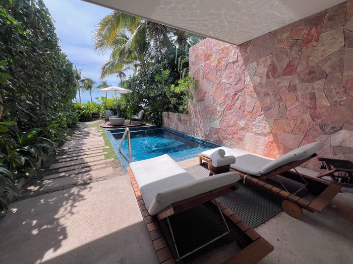 W Punta de Mita Marvelous Suite outdoor patio W Punta de Mita Marvelous Suite outdoor patio