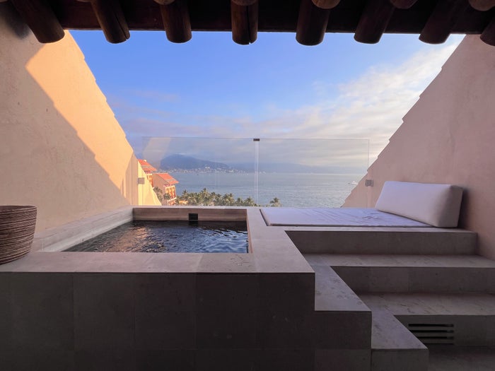 Westin Puerto Vallarta balcony with plunge pool Westin Puerto Vallarta balcony with plunge pool