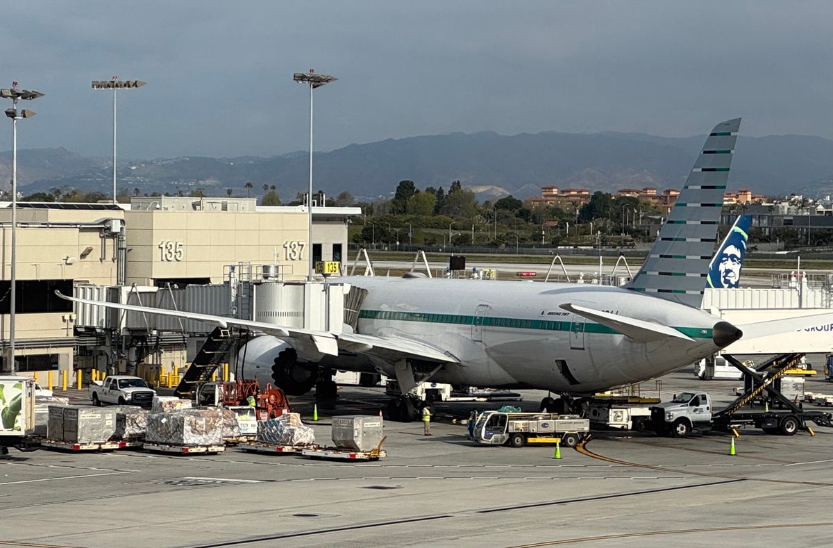 Zipair Boeing 787 plane at LAX TBIT gate
